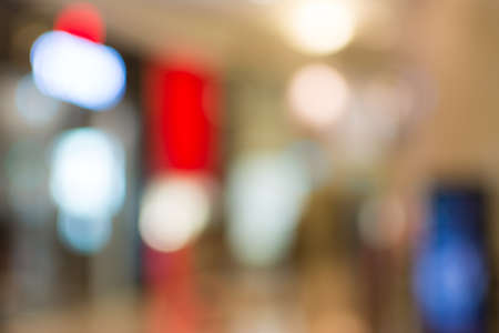 Abstract background of shopping mall, shallow depth of focus.の写真素材