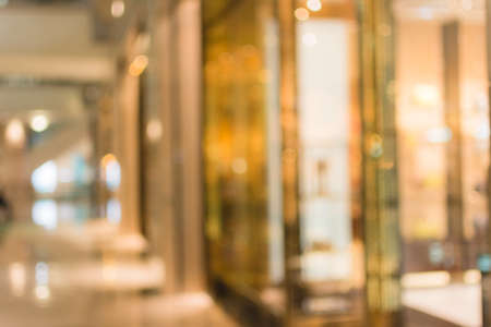 Abstract background of shopping mall, shallow depth of focus.の写真素材