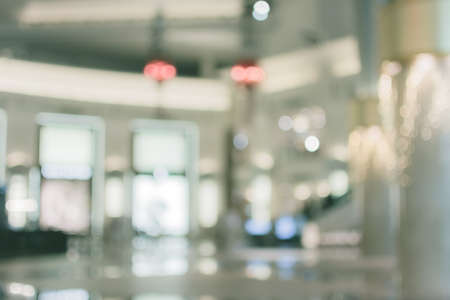 Abstract background of shopping mall, shallow depth of focus.の写真素材