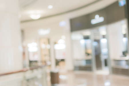 Abstract background of shopping mall, shallow depth of focus.の写真素材