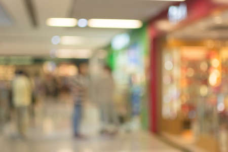 Abstract background of shopping mall, shallow depth of focus.の写真素材