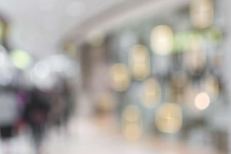 Abstract background of shopping mall, shallow depth of focus.の写真素材