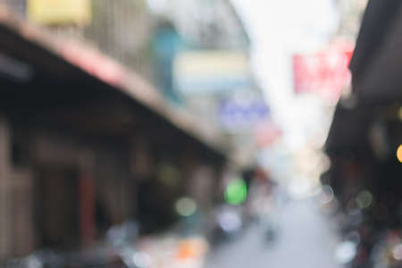 Abstract background of lane in city, shallow depth of focus.の写真素材