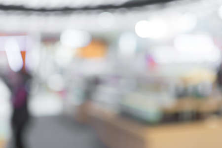 Abstract background of shopping mall, shallow depth of focus.の写真素材