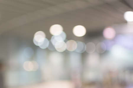 Abstract background of station of train or mrt, shallow depth of focus.の写真素材