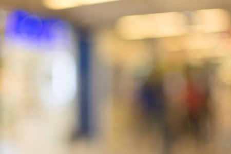 Abstract background of shopping mall, shallow depth of focus.の写真素材