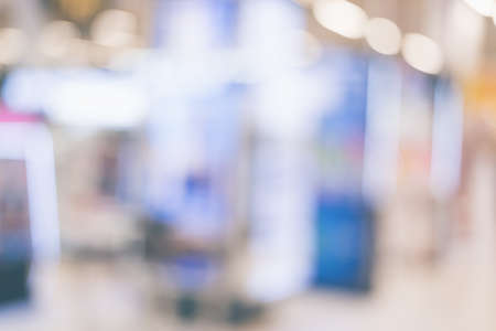 Abstract background of shopping mall, shallow depth of focus.の写真素材