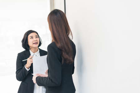 Young asian business executive woman at a meetingの写真素材