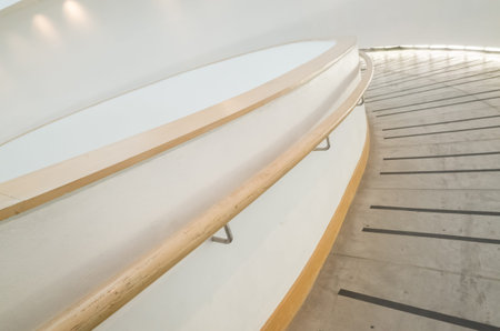 stairs indoor at modern city buildingの写真素材