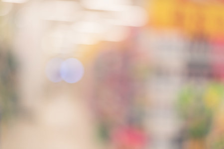 Abstract background of shopping mall, shallow depth of focus.の写真素材