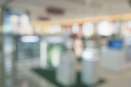 Abstract background of shopping mall, shallow depth of focus.の写真素材
