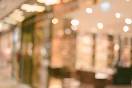 Abstract background of shopping mall, shallow depth of focus.の写真素材