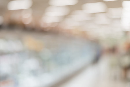 Abstract background of shopping mall, shallow depth of focus.の写真素材