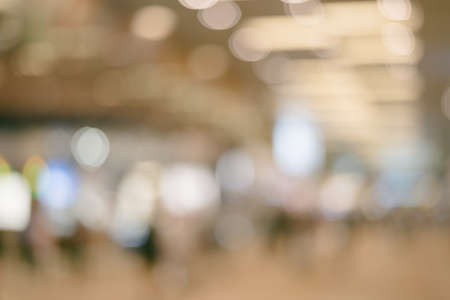 Abstract background of shopping mall, shallow depth of focus.の写真素材