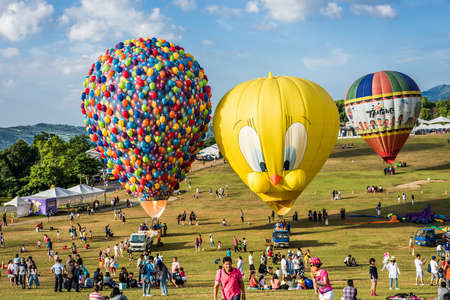 Taitung, Taiwan - August 6, 2018: Taiwan International Balloon Festival at Luye highlandのeditorial素材