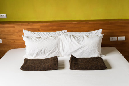 clean and modern bedroom interior design with nobody