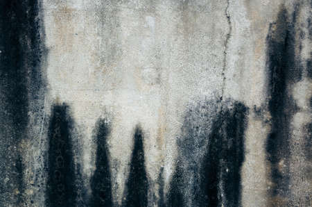 mildewed wall background, grunge texture of dirty cement wallの写真素材