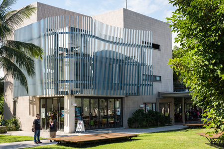 Taitung, Taiwan - November 16, 2018: famous architecture of Taitung Museum, a famous art building in...