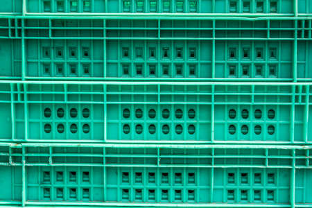 background of basket in stackの写真素材