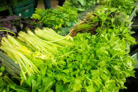 vegetables in the traditional market at Taiwan