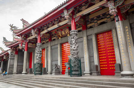 Taipei, Taiwan - Jun 6th, 2019: famous temple of HSING TIAN KONG at Taipei, Taiwanのeditorial素材
