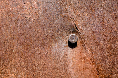 aged brown rusty metal background in grunge style