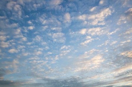 sunset clouds on heaven, nature cloudy background