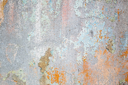 background of cement wall with colorful dirty cracked texture
