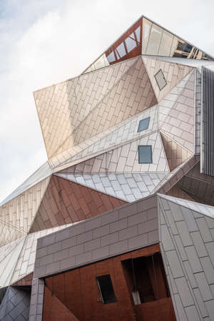 Taipei, Taiwan - August 17th, 2019: contemporary Museum of National Taiwan Normal University in Taipei, Taiwan, Asiaのeditorial素材