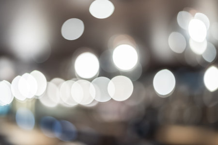 abstract background of coffee shop, shallow depth of focusの写真素材