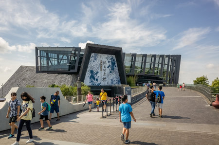 Chiayi, Taiwan - July 14th, 2019: Southern Branch of the National Palace Museum, Chiayi, Taiwan,...