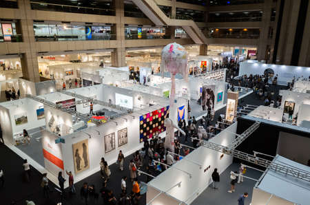 Taipei, Taiwan - October 20th, 2019: Art Taipei Expo is the landmark of Asian Art at Taipei, Taiwanのeditorial素材