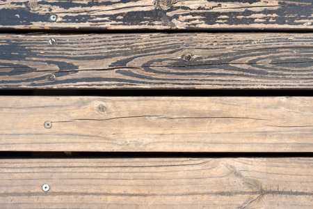 old wooden background on the ground with nobody