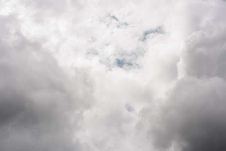 cloudy sky with heavy clouds in a bad weatherの写真素材