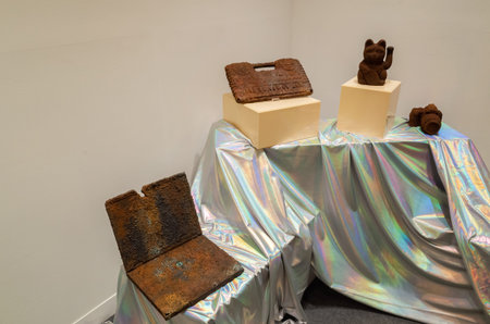 Taipei, Taiwan - October 20th, 2019: Art Taipei Expo is the landmark of Asian Art at Taipei, Taiwanのeditorial素材