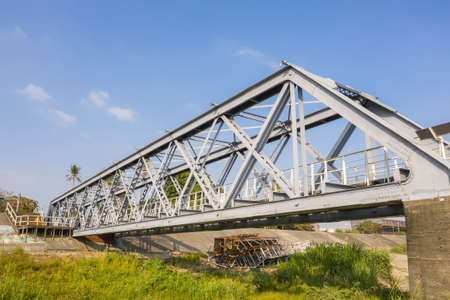 Yunlin, Taiwan - December 11th, 2019: Huwei Steel Bridge at Yunlin, Taiwanのeditorial素材