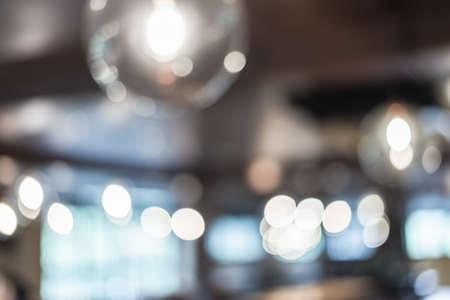 abstract background of coffee shop, shallow depth of focusの写真素材