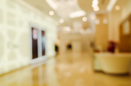 Abstract background of shopping mall, shallow depth of focus.