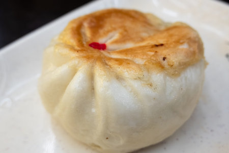 pan-fried bun, Taiwanese famous local snacks
