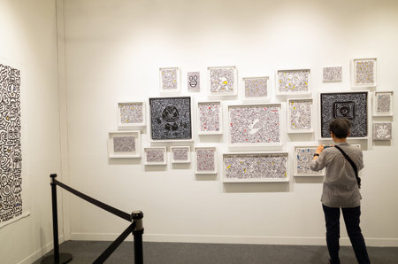 Taipei, Taiwan-October 20th, 2019: Art Taipei Expo is the landmark of Asian Art at Taipei, Taiwan