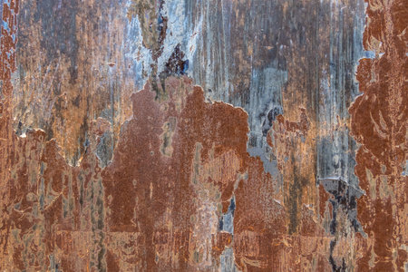 rusty metal texture background with dirty surface and stainsの写真素材