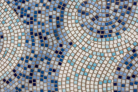 vivid small ceramic tile background decorate the architecture