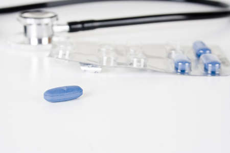Medical treatment with pillsの写真素材