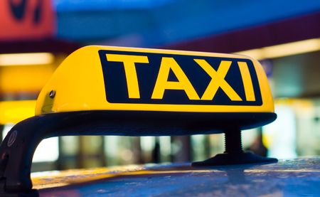 Taxi signの写真素材