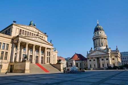 The Gendarmenmarkt in the heart of Berlinの写真素材