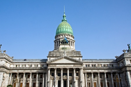 The Palace of Congress in Buenos Aires, Argentinaの写真素材