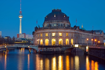 Bodemuseum and Television Towerのeditorial素材