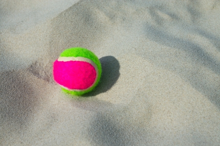 Ball at the Beachの写真素材