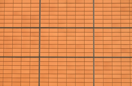 Modern orange facadeの写真素材