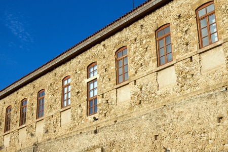 Old building seen in Chania, Creteのeditorial素材